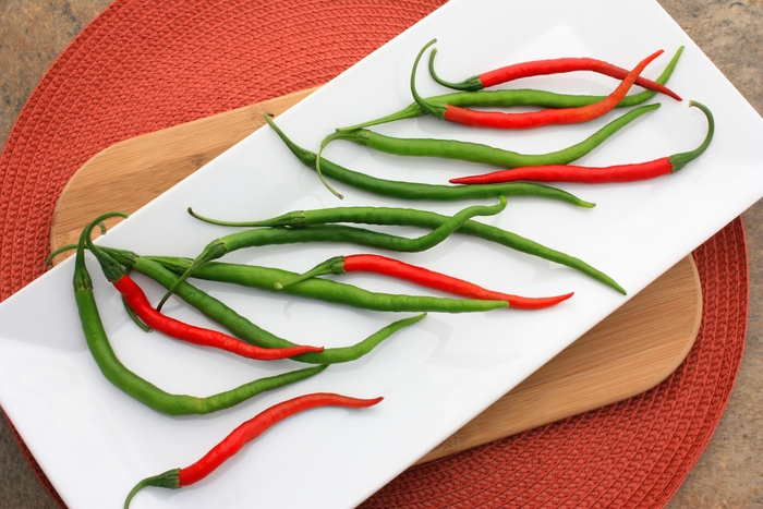 Pepper, Hot - Capsicum annuum 'Kung Pao'